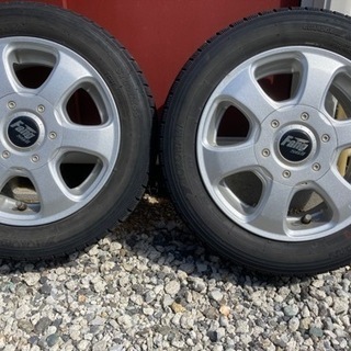 ヨコハマ　スタッドレスタイヤ&アルミホイール４本セットの画像