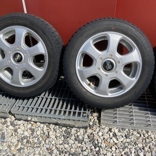 ヨコハマ　スタッドレスタイヤ&アルミホイール４本セットの画像