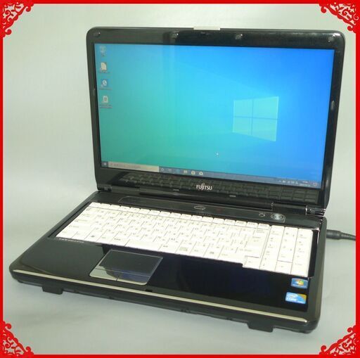 即使用可 ノートパソコン Windows10 中古良品 15型ワイド FUJITSU 富士通 NF/G50 Core i3 4GB 500GB DVDマルチ 無線LAN Wi-Fi Office