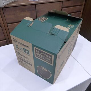 【モノ市場 東海店】未使用品　IRIS OHYAMA　アイリスオーヤマ　炊飯器　RC-PD50-B　5.5合　2021年製の画像