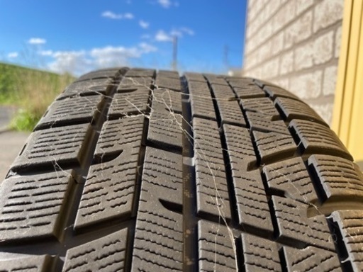 レクサスls600中期　純正ホイール　ヨコハマig50スタッドレス付き