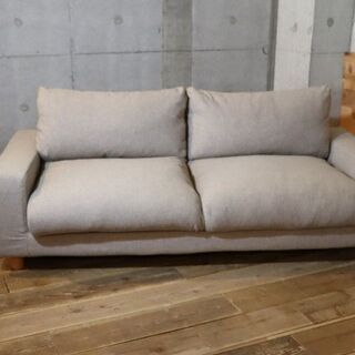 人気のMUJI(無印良品)のフェザー・ポケットコイル・2.5シータソファー