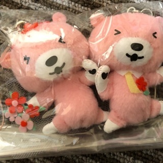 ストラップ　ペアクマちゃん
