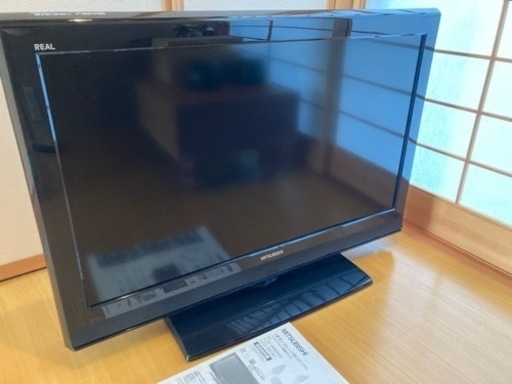 しゃべるテレビ! 三菱 MITSUBISHI REAL 地上・BS・110度CSデジタハイビジョン32V液晶テレビ LCD-32CB1 2010年製