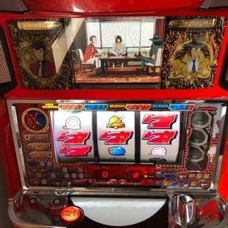 値下げ】パチスロ 実機 ルパン一族の秘宝 コイン不要機