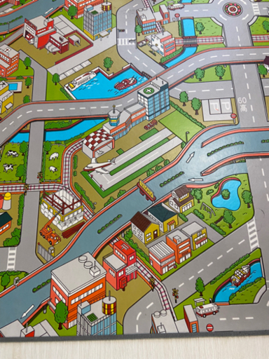 キッズラグ　道路柄【受付終了】