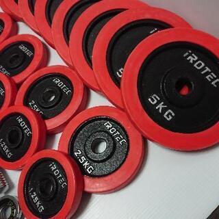 IROTEC アイロテック ラバー ダンベルセット 60KGセット （片手30kg×2