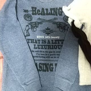 裏起毛トレーナーの画像