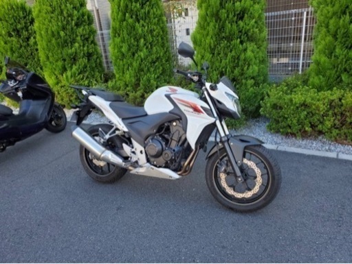 【最終値下げ】CB400F  パールサンビームホワイト　車検ETC付き