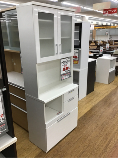 KJ-41【ご来店頂ける方限定】オープンダイニングボード　白　800