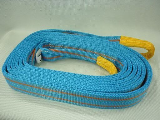 ☆未使用 テザック ブルースリング 50mm 5.5m ⅢE 最大使用荷重1.6t TESAC スリングベルト 帯びたい 吊り具 帯ロープ 両端アイ型 札幌 北20条店