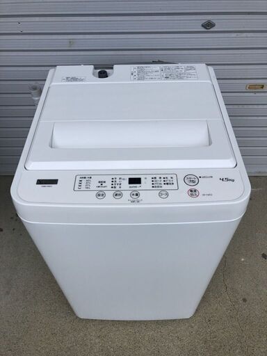 【美品】自動洗濯機 4.5kg アーバンホワイトYAMADA SELECT(ヤマダセレクト)　YWMT45H1　2020年製