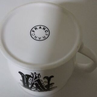 Francfranc フランフラン イニシャルマグカップ「M」の画像