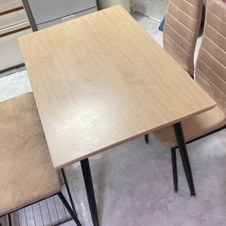 【取引中の為問い合わせ中断中】ダイニングテーブルセット110セン...