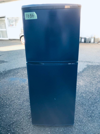 1684番AQUA✨ノンフロン冷凍冷蔵庫✨AQR-141C‼️