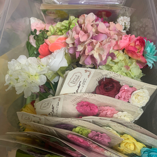 造花　ペーパーフラワー　アジサイ　フラワーポンポン
