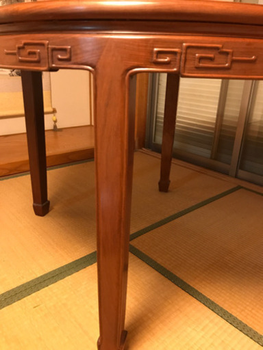 花梨　家具　長さ調整出来ます