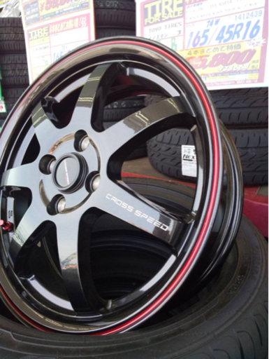 CROSS SPEED 16インチ 4本 タイヤ付き