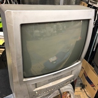 ビデオ付14型　カラーテレビ　オリオン　希少