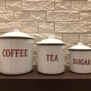 キャニスター　COFFEE  TEA  SUGAR