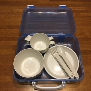 BBQプラスチック食器セットの画像