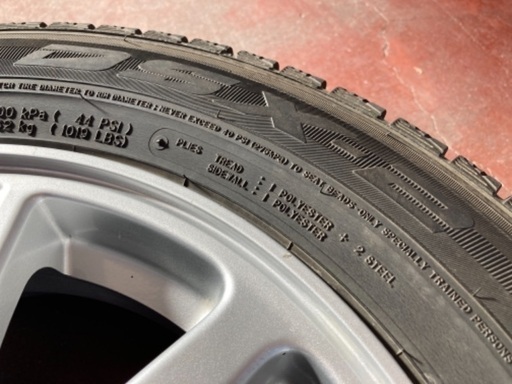 【ムーヴ】ダンロップ冬DSX-2 165/70R14 ダイハツ純正アルミ4本セット