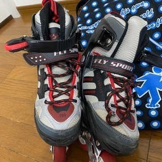 子供用インラインスケートセットの画像