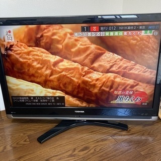 【無料】37型 REGZA 液晶テレビ　2009年式
