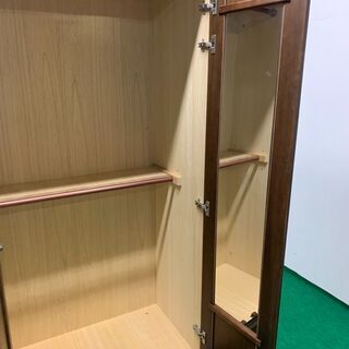 中古　W1300 木製洋服箪笥　龍ヶ崎倉庫の画像