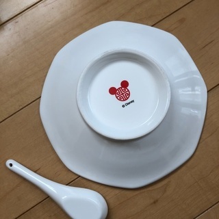 ミッキー＆ミニー　チャーハンセット　れんげ付き　新品の画像