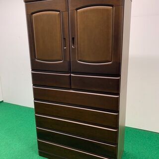 中古　W1050 木製タンス　龍ヶ崎倉庫