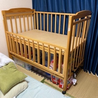 決まりました！【中古】ベビーベッド　レギュラーサイズ（120cm×70cm）の画像