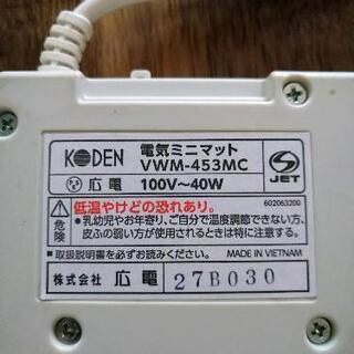 電気ミニマットの画像