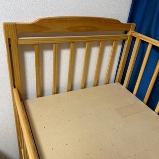 決まりました！【中古】ベビーベッド　レギュラーサイズ（120cm×70cm）の画像