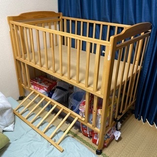 決まりました！【中古】ベビーベッド　レギュラーサイズ（120cm×70cm）の画像