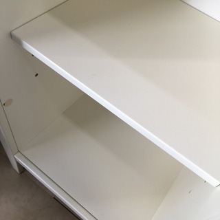 白 本棚 収納棚 おしゃれ 白家具 シェルフ ホワイト の画像