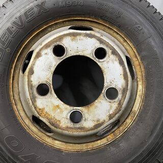 【TOYO DELVEX M934 195/85R15 113/111N LT】トラックタイヤ【TOPY トラックホイール 16インチ 5J5H】2020年製 バリ溝　(TT171)クレジットカード QRコード決済可能