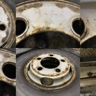 【TOYO DELVEX M934 195/85R15 113/111N LT】トラックタイヤ【TOPY トラックホイール 16インチ 5J5H】2020年製 バリ溝　(TT171)クレジットカード QRコード決済可能
