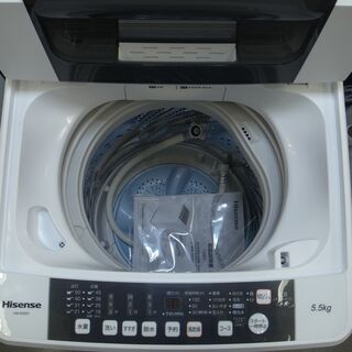 ハイセンス 5.5kg 洗濯機 HW-E5501 2016年製　モノ市場半田店 119の画像