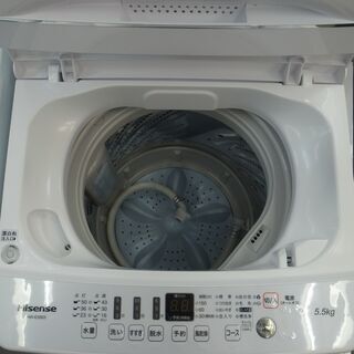 ハイセンス 5.5kg 洗濯機 HW-E5503  2020年製 モノ市場半田店 119の画像
