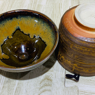 骨董品まとめ売り 花道 茶道 書道 宝斎鉄瓶 尼龍茶のみ 銀縁天目茶碗