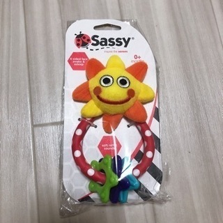 【新品未使用】Sassy おひさまラトル