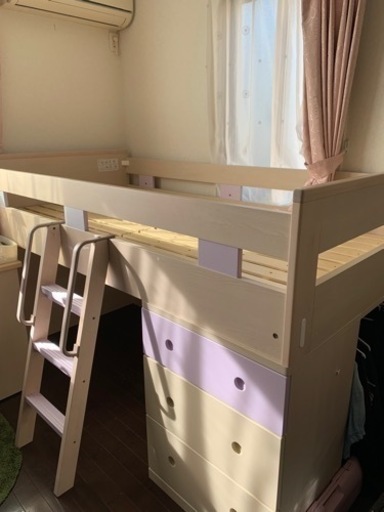 【引き取り限定】コイズミ学習家具　ミドルベット