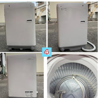 🔰配送無料🚛当日配送‼️4.5kg 〜5.５kg 洗濯機🎖 清掃済み✅　冷蔵庫　も出品✨　兵庫　大阪　京都　奈良　和歌山　滋賀✨の画像