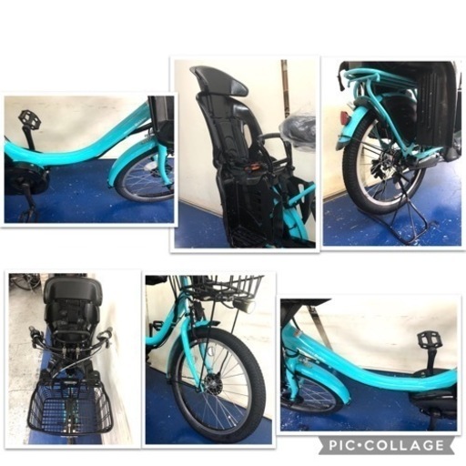 関東全域送料無料 保証付き 電動自転車 ヤマハ パスバビー 20インチ 3人乗り 12ah デジタル