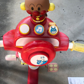 アンパンマンデラックス 三輪車 乗用玩具 1歳半～4歳 サンシェード の画像