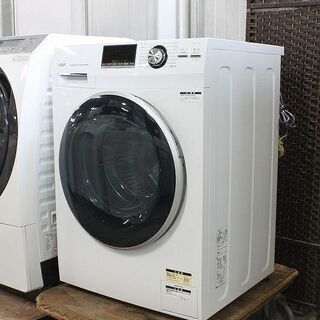 アクア ドラム式洗濯機 Hot Water Washing 洗濯容量8.0㎏ AQR-FV800E 2021年製 AQUA 洗濯機 中古家電 店頭引取歓迎 R4336)