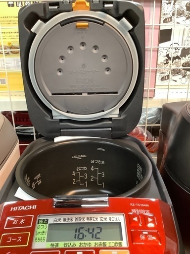 HITACHI  圧力IH炊飯ジャー  RZｰTS104M   