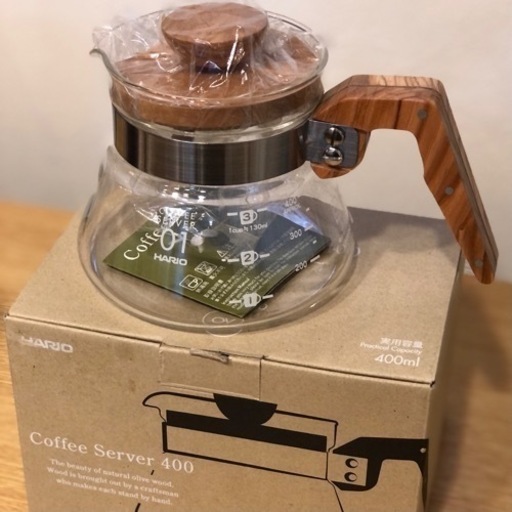 【HARIO】ｺｰﾋｰｻｰﾊﾞｰ  3cup用