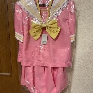 未使用品　コスプレ　ゆめかわ　ピンクなセーラー服　制服　ハロウィ...